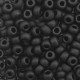Miyuki rocailles Perlen 6/0 - Matte black 6-401f